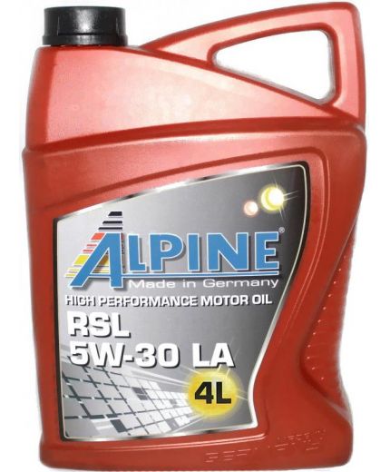 Моторное масло ALPINE RSL 5W-30 LA 4л