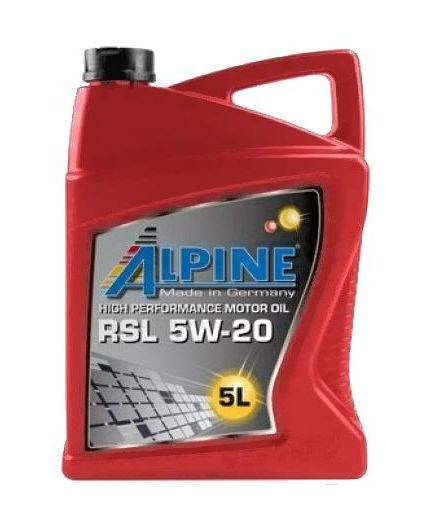 Моторное масло ALPINE RSL 5W-20 5л