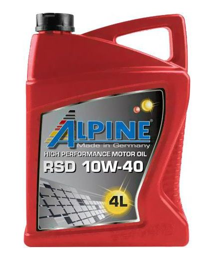 Моторное масло ALPINE RSD 10W-40 4л