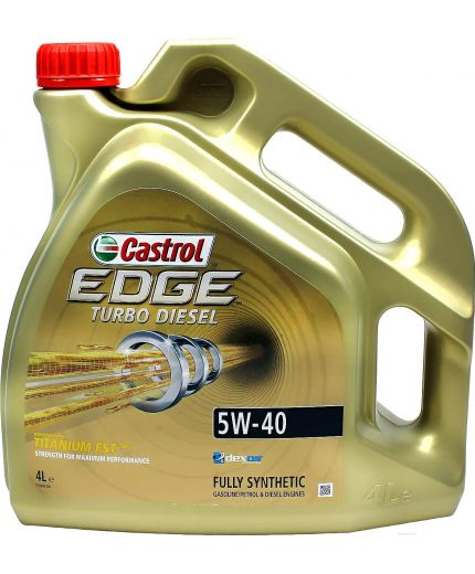 Моторное масло CASTROL EDGE Turbo Diesel 5W-40 4л
