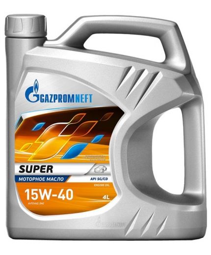 Моторное масло GAZPROMNEFT Super 15W-40 4 л