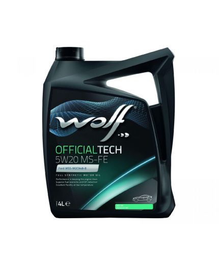 Моторное масло WOLF OfficialTech 5W-20 MS-FE 4л