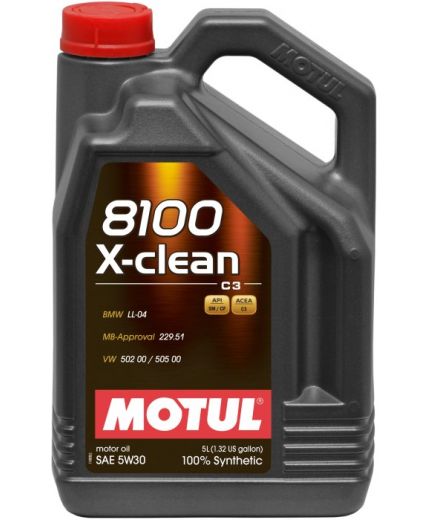 Моторное масло MOTUL 8100 X-CLEAN 5W-30 60л (замена 102261)