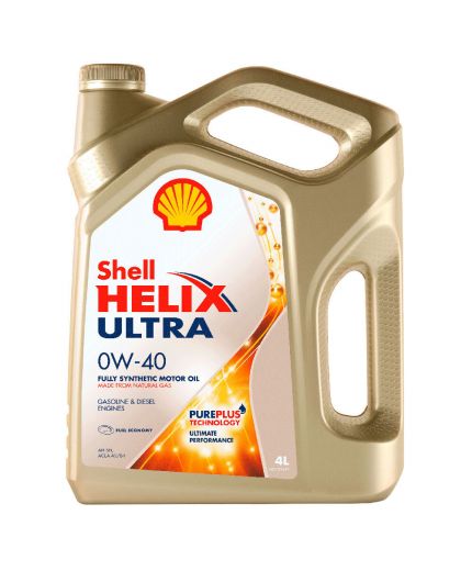 Моторное масло SHELL Helix Ultra 0W-40 4л