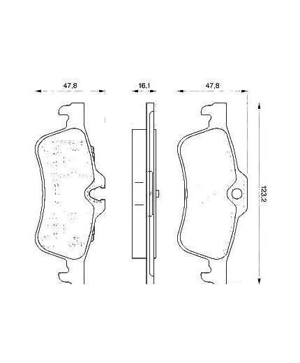 BOSCH Колодки дисковые