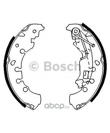 BOSCH Колодки дисковые
