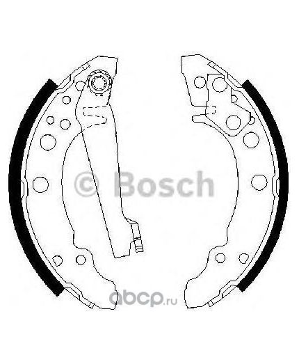 BOSCH Колодки дисковые