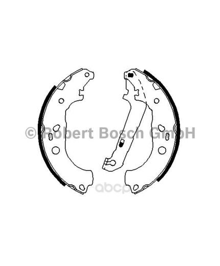 BOSCH Колодки дисковые