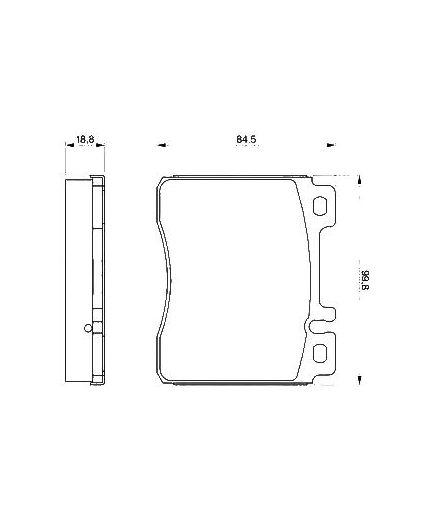 BOSCH Колодки дисковые