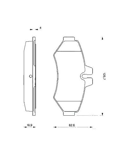 BOSCH Колодки дисковые задние