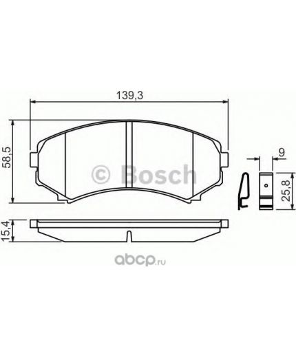 BOSCH Колодки дисковые Фото 2