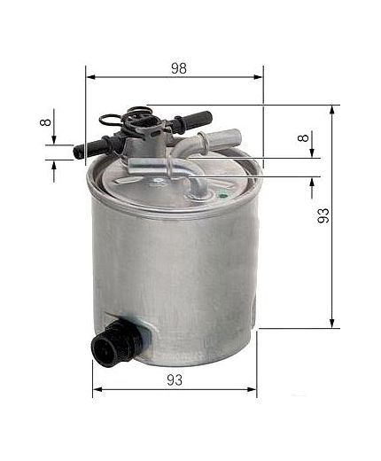 BOSCH Фильтр топливный