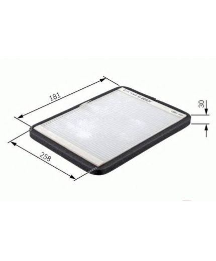 BOSCH Фильтр салонный, угольный