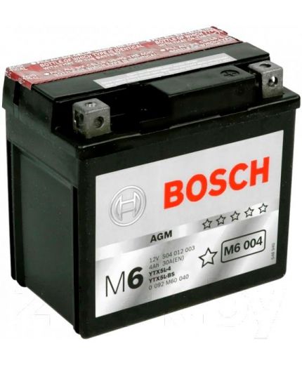 BOSCH MOBA AGM M6 12V (4 А/ч) 30A (YTX5L-4/YTX5L-BS)