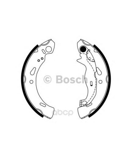 BOSCH Колодки барабанные 4 шт