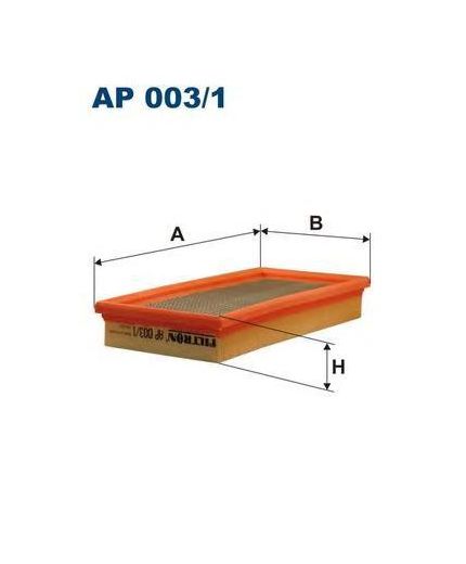 FILTRON Фильтр воздушный