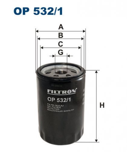 FILTRON Фильтр масляный Фото 2