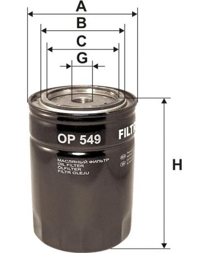 FILTRON Фильтр масляный