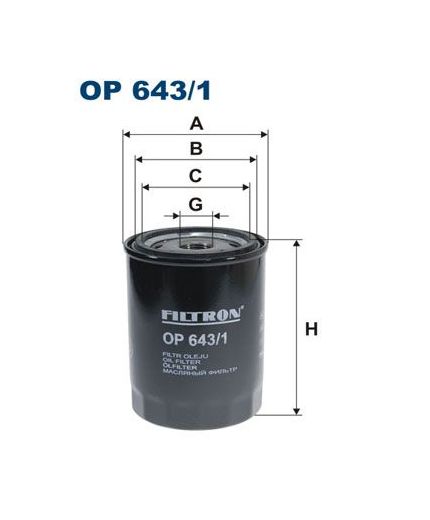 FILTRON Фильтр масляный