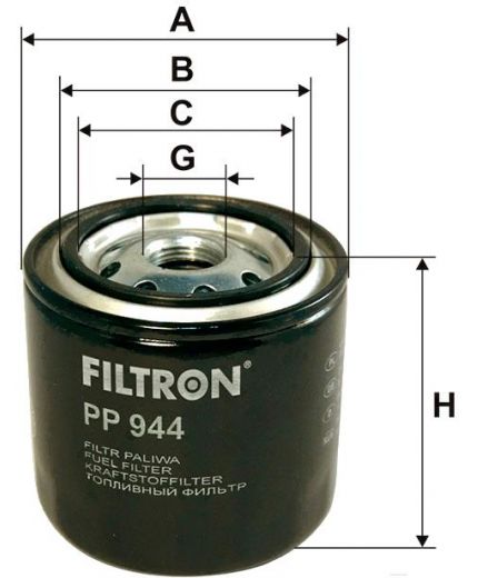 FILTRON Фильтр топливный Фото 2