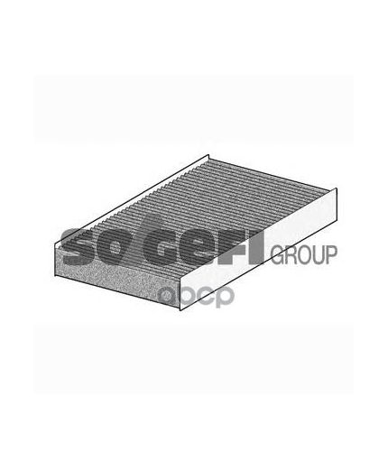 Purflux Фильтр воздушный салона угольный