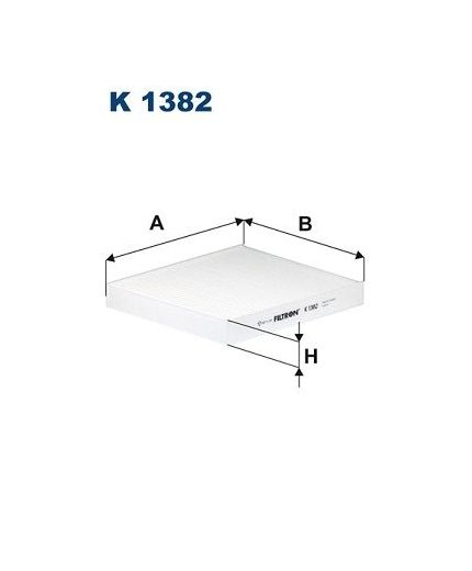 FILTRON Воздушный фильтр салона (без рамки)