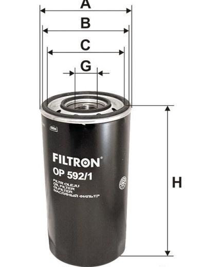 FILTRON Фильтр масляный