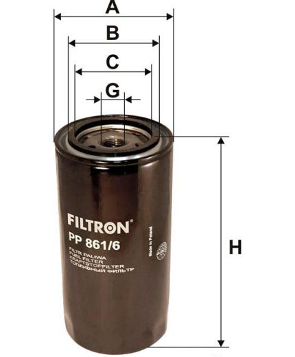 FILTRON Фильтр топливный Фото 2