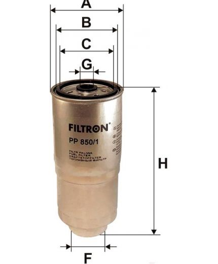 FILTRON Фильтр топливный