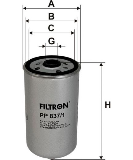 FILTRON Фильтр топливный