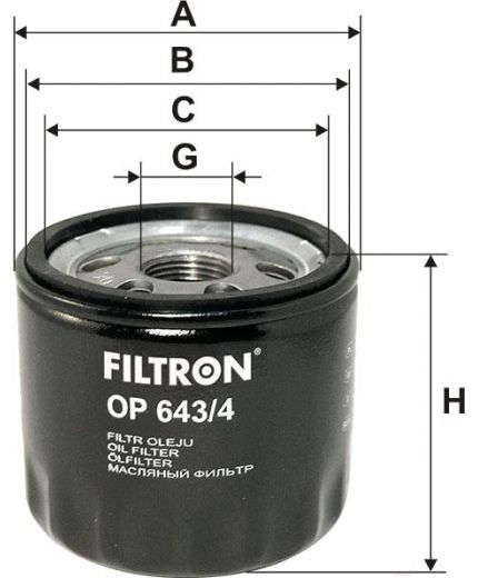 FILTRON Фильтр масляный Фото 2