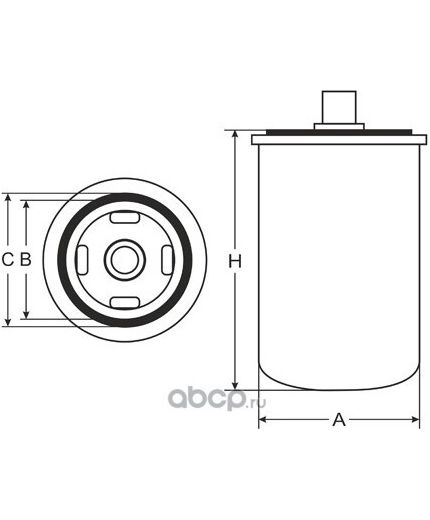 SCT Фильтр масляный