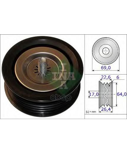 INA Ролик ГРМ
