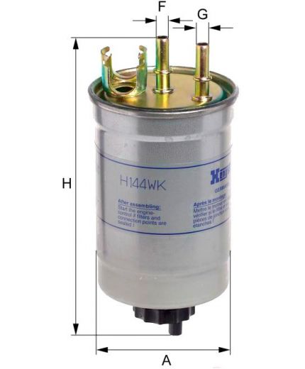 Hengst Фильтр топливный