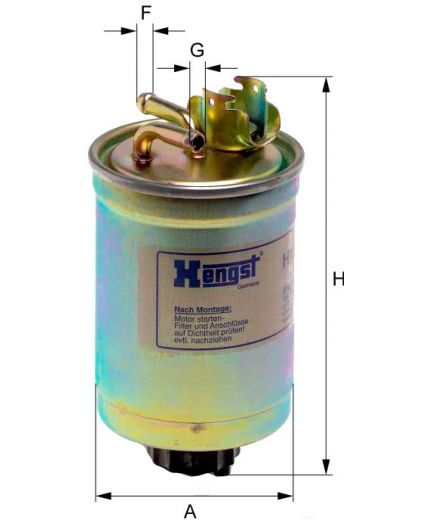 Hengst Фильтр топливный