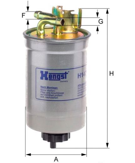 Hengst Фильтр топливный