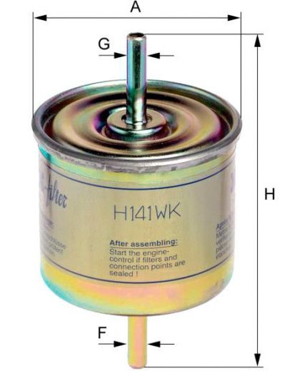 Hengst Фильтр топливный