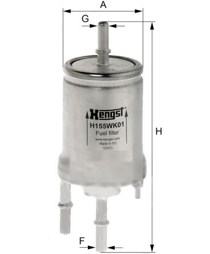 Hengst Фильтр топливный