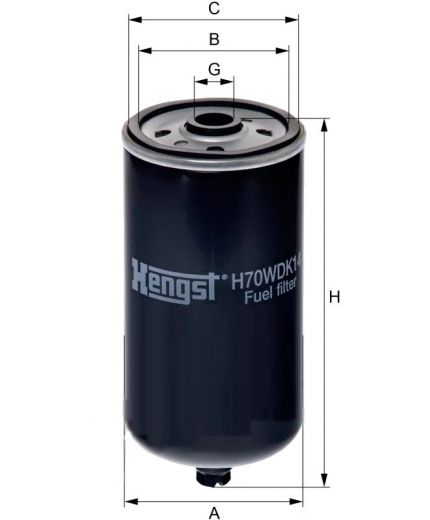 Hengst Фильтр топливный