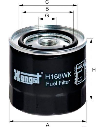 Hengst Фильтр топливный