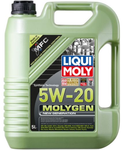 Моторное масло LIQUI MOLY Моторное масло Molygen New Generation 5W-20 5л