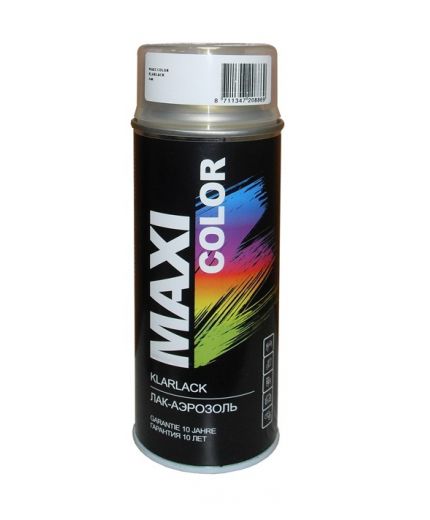 MAXI COLOR Лак-аэрозоль матовый 400мл
