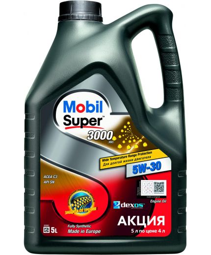 Моторное масло MOBIL Super 3000 XE 5W-30 5л
