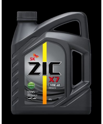 Моторное масло ZIC Х 7 10W-40 DIESEL 4л