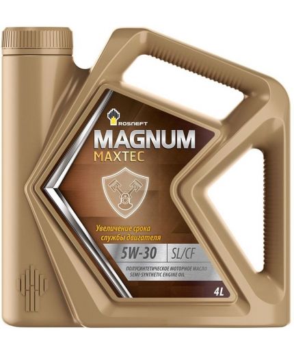 Моторное масло ROSNEFT Magnum Maxtec 5W-30 4л