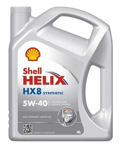 Моторное масло SHELL Helix HX8 5W-40 4л