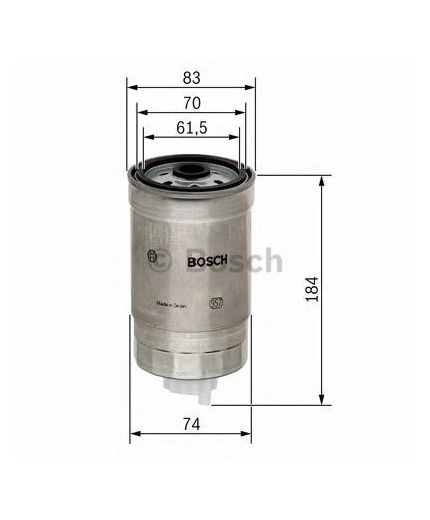 BOSCH Фильтр топливный