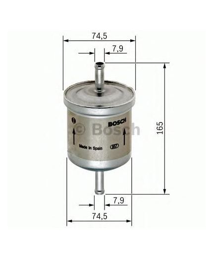 BOSCH Фильтр топливный