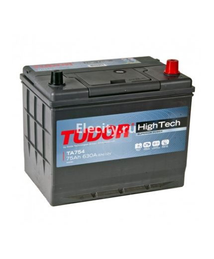 Tudor Аккумулятор High Tech TA754 630А (75 А/ч) Фото 2