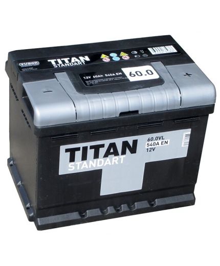 TITAN Аккумулятор EFB 6СТ-60.0 VL 600А (60 А/ч) Фото 4
